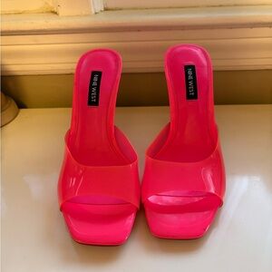 Nine West Neon Pink Heels